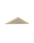 metier by tomfoolery: Mother of Pearl Elongated Triangle Stud .1