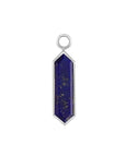metier by tomfoolery 9ct white gold and lapis lazuli hexa plaque.