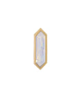 Metier by tomfoolery mini hexa stud 9ct yellow gold and opal