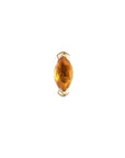 Métier by tomfoolery Mini Claw Set Marquise Citrine Stud