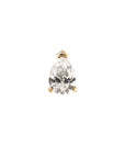 Métier by tomfoolery Mini Claw Set Pear Cut Stud White Diamond