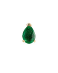 Métier by tomfoolery Mini Claw Set Pear Cut Stud Emerald