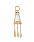 metier by tomfoolery mother of pearl and abalone tassel .3 plaque