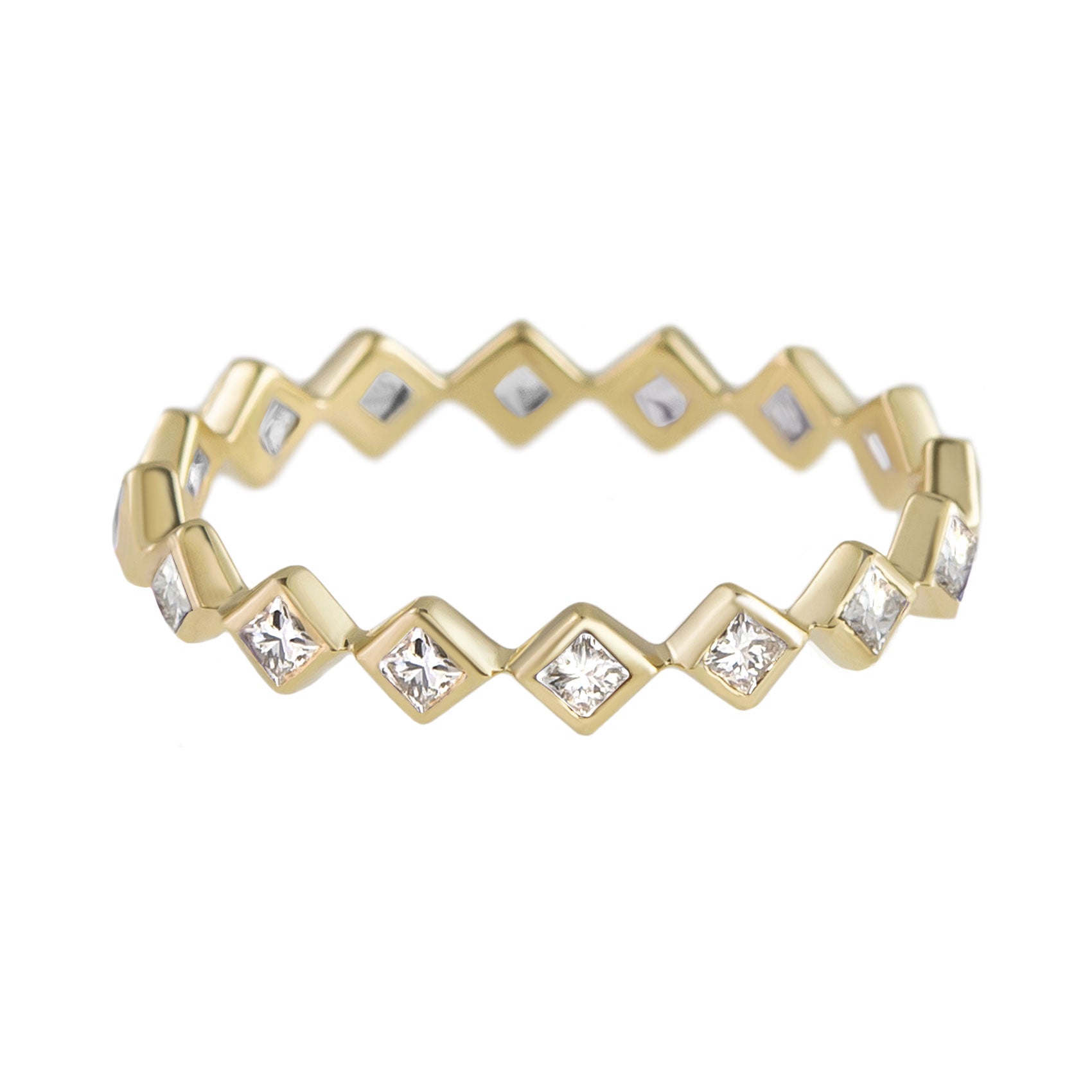 Stackable diamond eternity discount rings