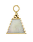 metier by tomfoolery mother of pearl short trapezoid plaque on chain mood from first love collection 