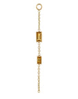 metier by tomfoolery: double citrine chain plaque