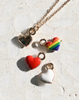 Dala Sweetheart Rainbow Enamel Pendant