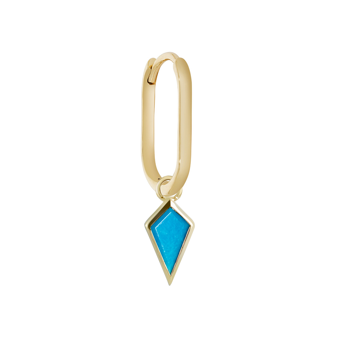 Métier by tomfoolery Turquoise Kite Oval Clicker