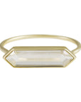 Métier by tomfoolery Hexa Ring - Crystal