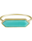 Métier by tomfoolery Hexa Ring - Turquoise