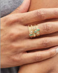 metier by tomfoolery: Opal Stacking Rings