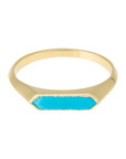 Astra Hexa Turquoise Pinky Ring