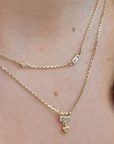 Mini Az Split Necklace