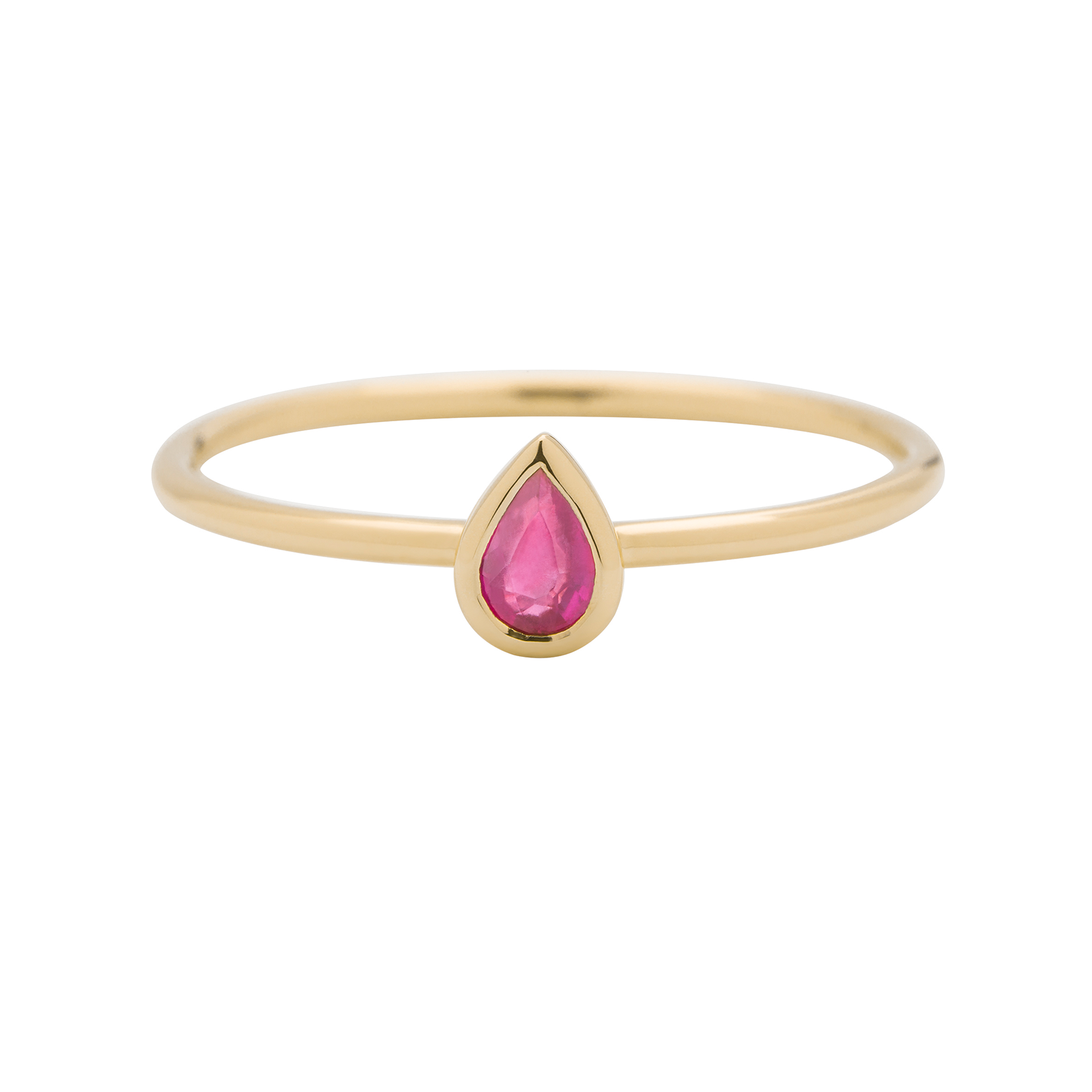 Metier by Tomfoolery: Ruby Stacking Rings
