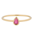 Metier by Tomfoolery: Ruby Stacking Rings