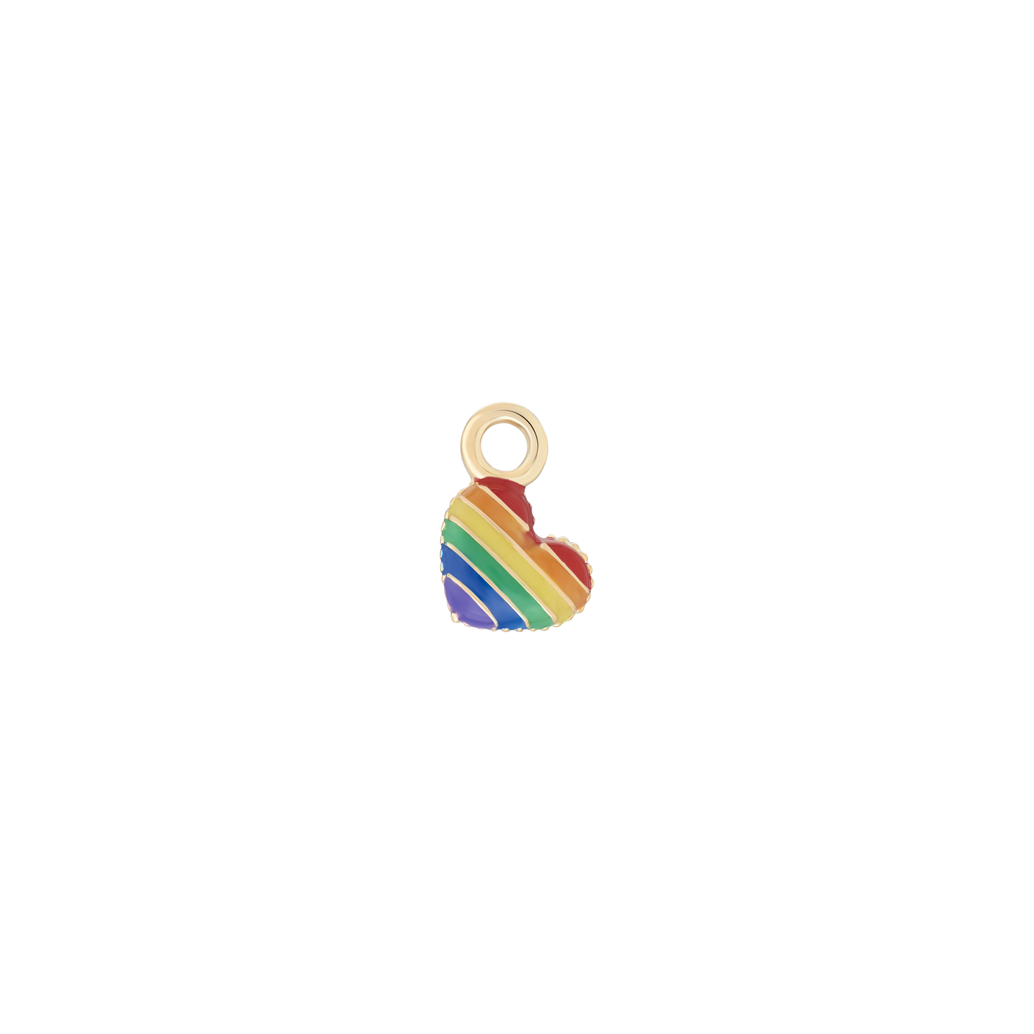 Dala Mini Heart Plaques-rainbow
