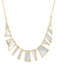 Metier by tomfoolery Tesserae Mother of pearl midi necklace